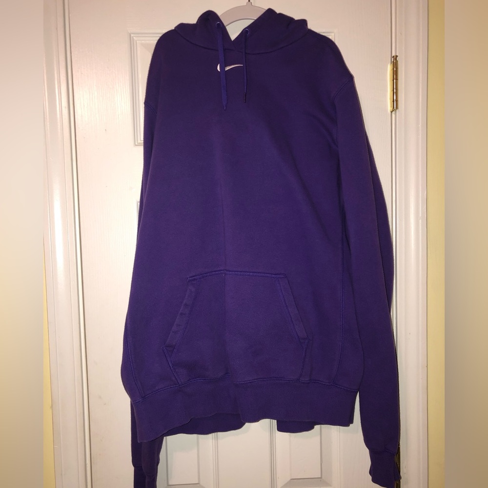 Size XXL purple Nike hoodie